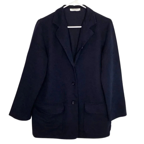 Table Eight Australia Dark Navy Blue Blazer Suit Jacket Womens 6 Small - Picture 1 of 15